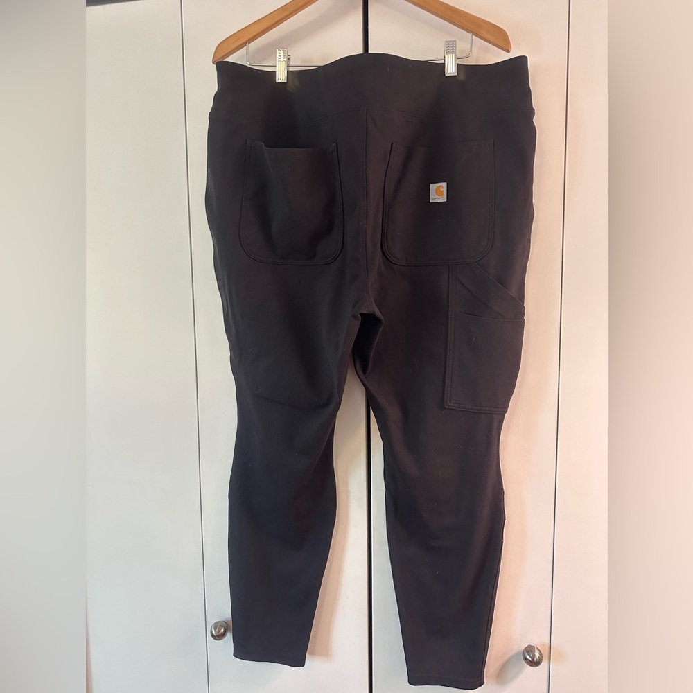 Carhartt Black Force Fitted heavy duty leggings